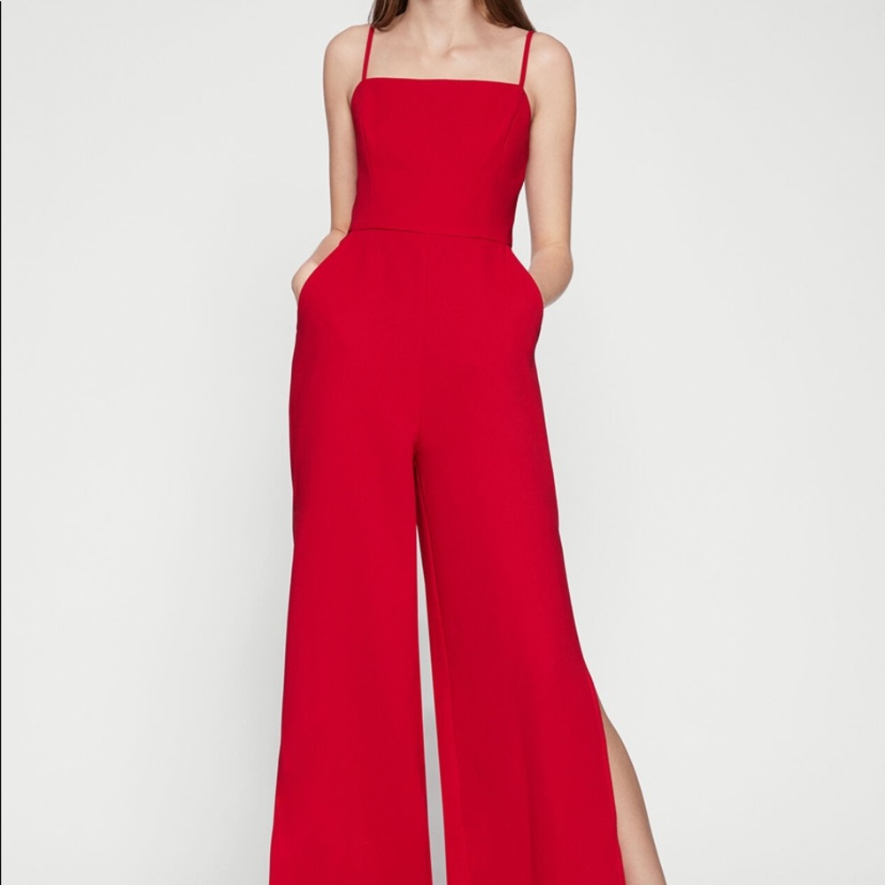 !!WORN ONCE!! SUPER CUTE RED BCBG JUMPSUIT